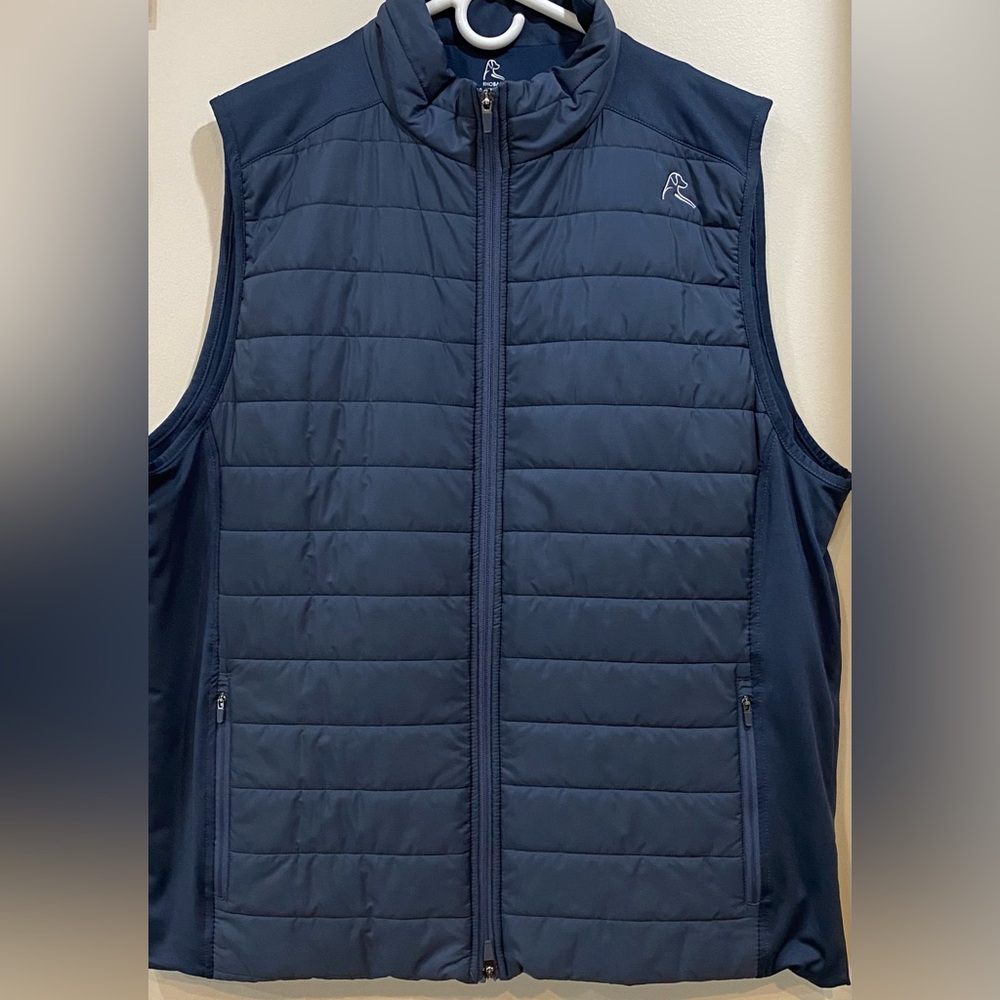Rhoback Men’s Fulton Performance Vest- XXL. Navy. Great condition!